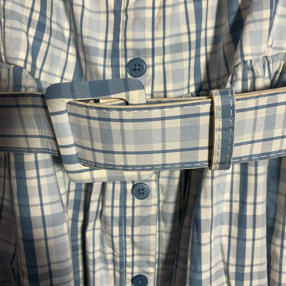 Retro Chic by Torrid Blue and White Plaid Midi Dress - Picture 8 of 9